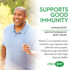 Maxi Health Gominolas de Vitamina C con Zinc - Apoyo Inmunitario - Sin Sabores Artificiales ni Conservantes - 60 Gominolas