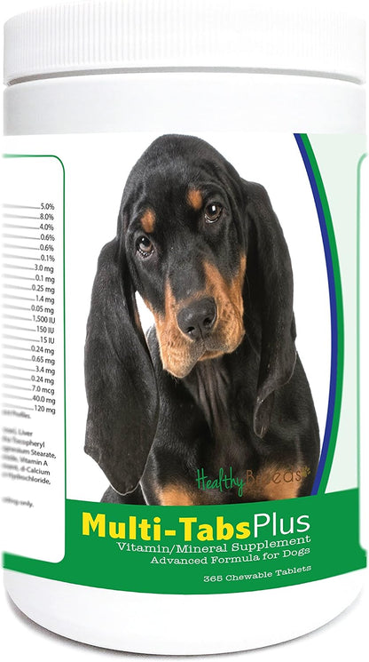 Healthy Breeds Multi-Tabs Plus Comprimidos – Apoyo a la salud de la piel y el pelaje: Las vitaminas A, E y del – Image 1