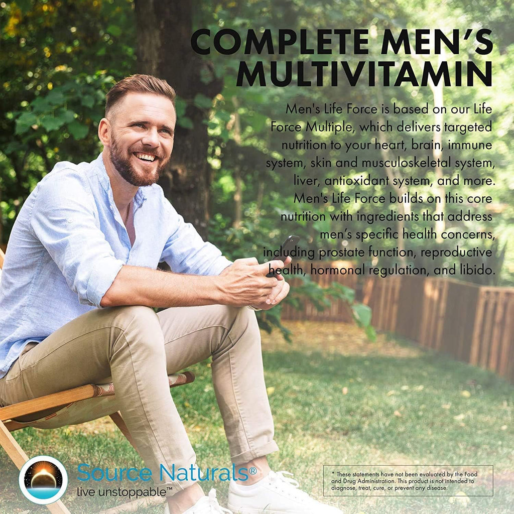 Source Naturals Men's Life Force Multivitamínico para Hombres - 45 Comprimidos