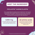 Body Kitchen Pro Elastin Peptides 1000mg – Péptidos de Elastina Marinos para la Firmeza y Elasticidad de la Piel, 180 Cápsulas