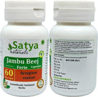 Jambu Beej Forte Cápsulas 500 mg · 60 cáps. vegetales (2 frascos) – Extracto de Jamun (Syzygium Cumini) 10:1 – Suplemento herbal ayurvédico