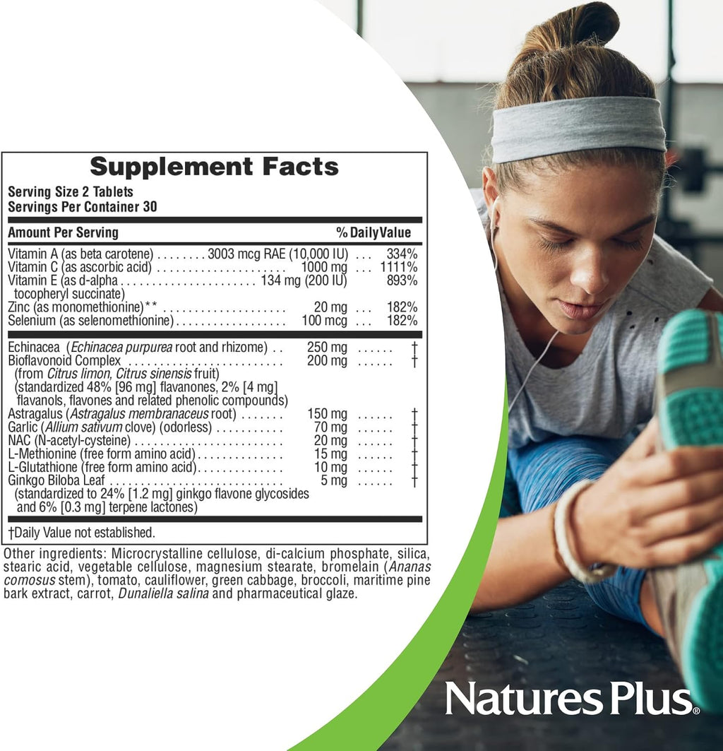 NaturesPlus Commando 2000 - 60 Comprimidos - Protección Antioxidante