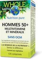 Natural Factors Whole Earth & Sea Multivitamínico y Mineral para Hombres 50+