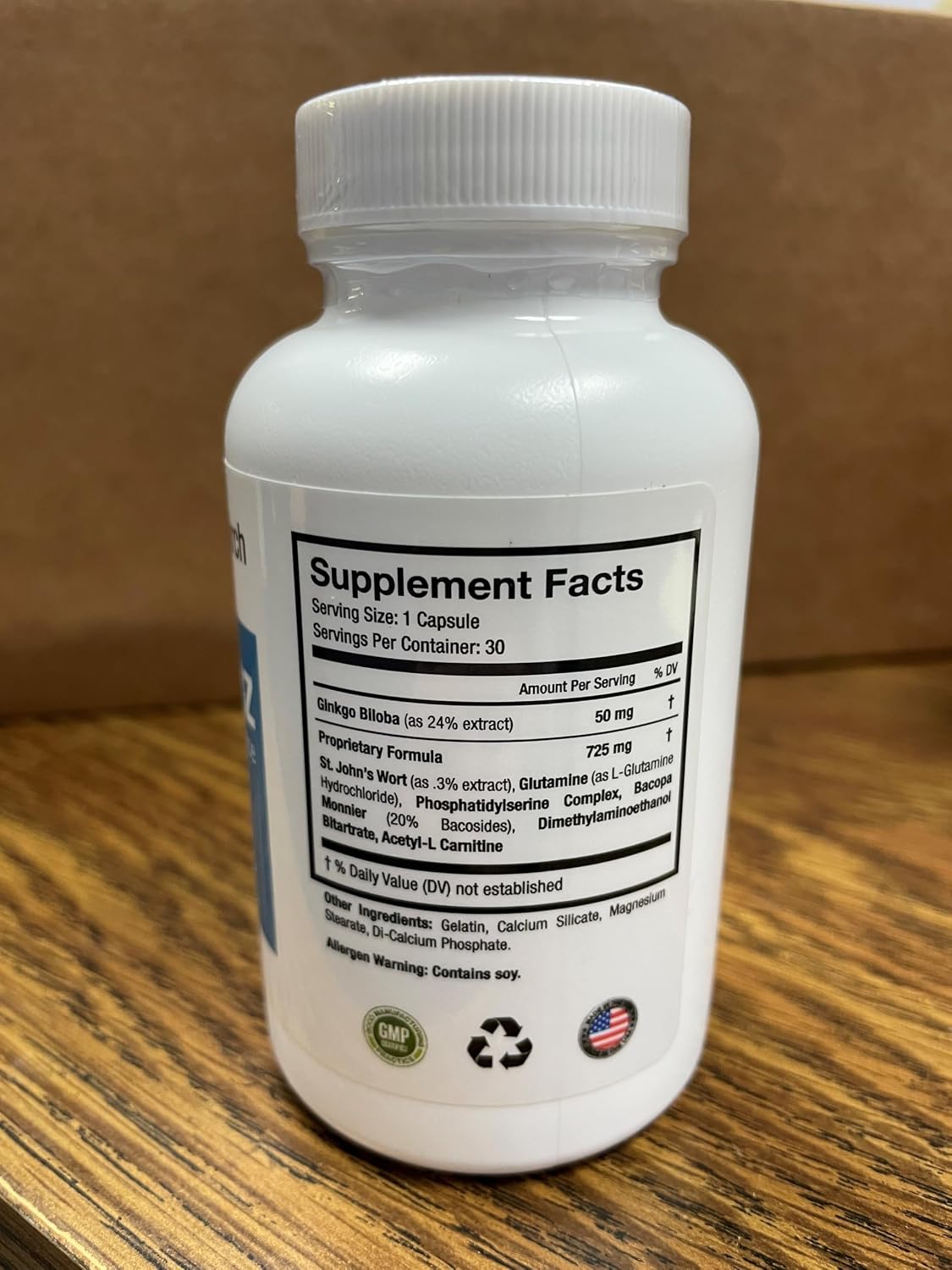 Brain Function Supplement - 5pck - Brain Booster for Memory, Clarity and Focus - Mental Focus Nootropic (5)