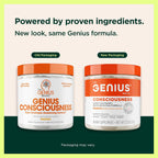 Genius Consciousness, Super Nootropic Brain Supplement Powder, Mango