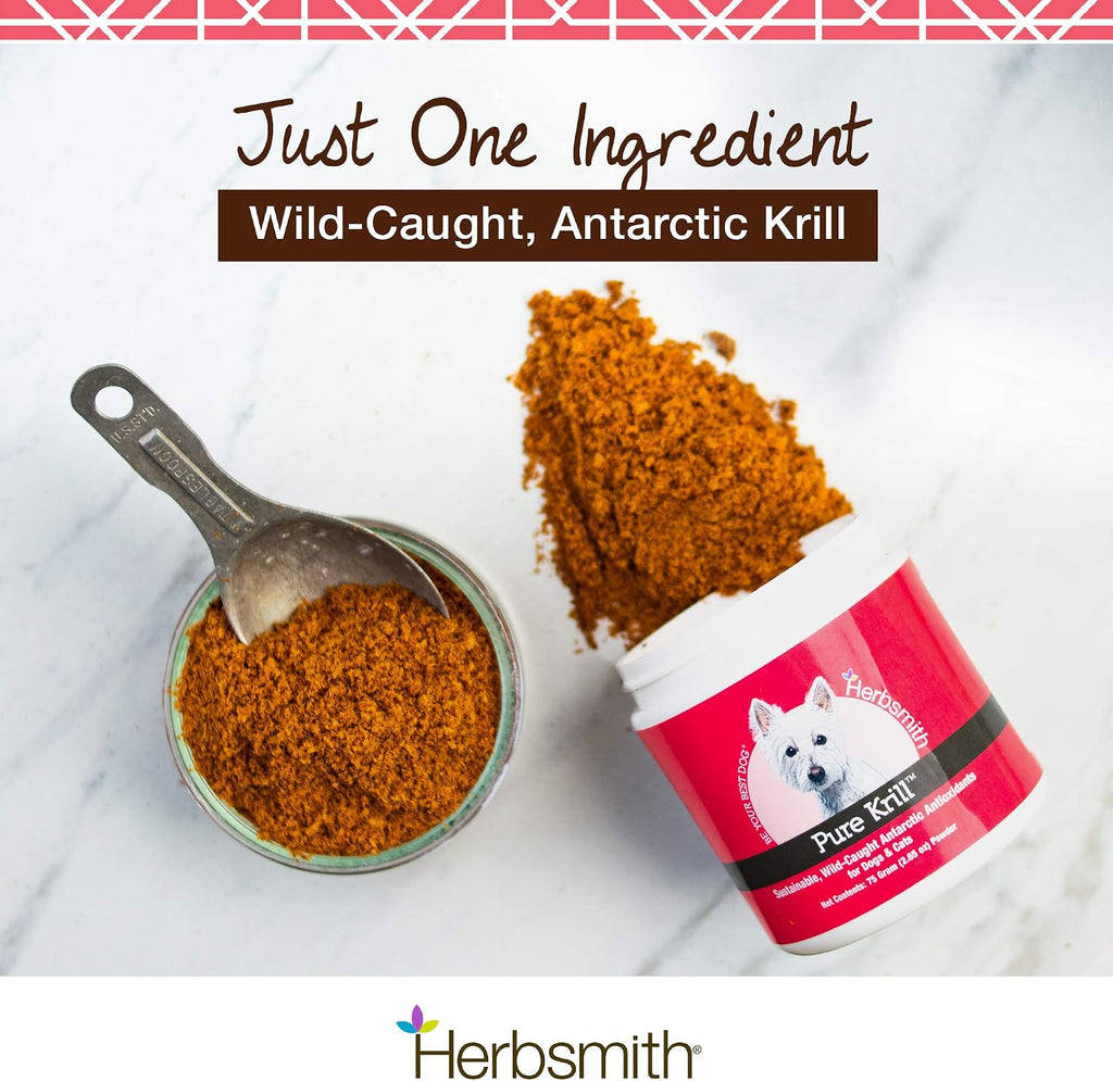 Herbsmith Pure Krill - Krill Antártico de un Solo Ingrediente para Perros - 150g