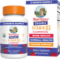 MaryRuth's Gominolas Orgánicas de Vitamina D3 | 1000 IU | USDA Orgánico | Vegano | Sin Gluten | 60 gominolas