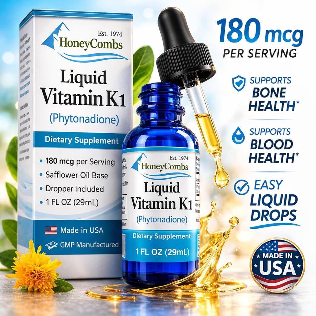 Liquid Vitamin K1 (Phytonadione) – Drops for Newborns and Adults – 30 ml