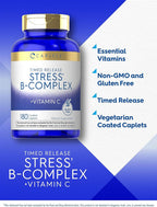 Carlyle Stress B Complex con Vitamina C | 180 Comprimidos