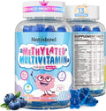 Multivitamínico Metilado para Niños 4+ - MTHFR, L-Metilfolato, B12, Omega-3 Vegano, Zinc, Probióticos - Sin Azúcar - NATISLAND