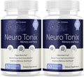 Neurotonix Memory Supplement - Fórmula Oficial - Comprimidos para la Memoria y Concentración, 120 Cápsulas (2 Envases)
