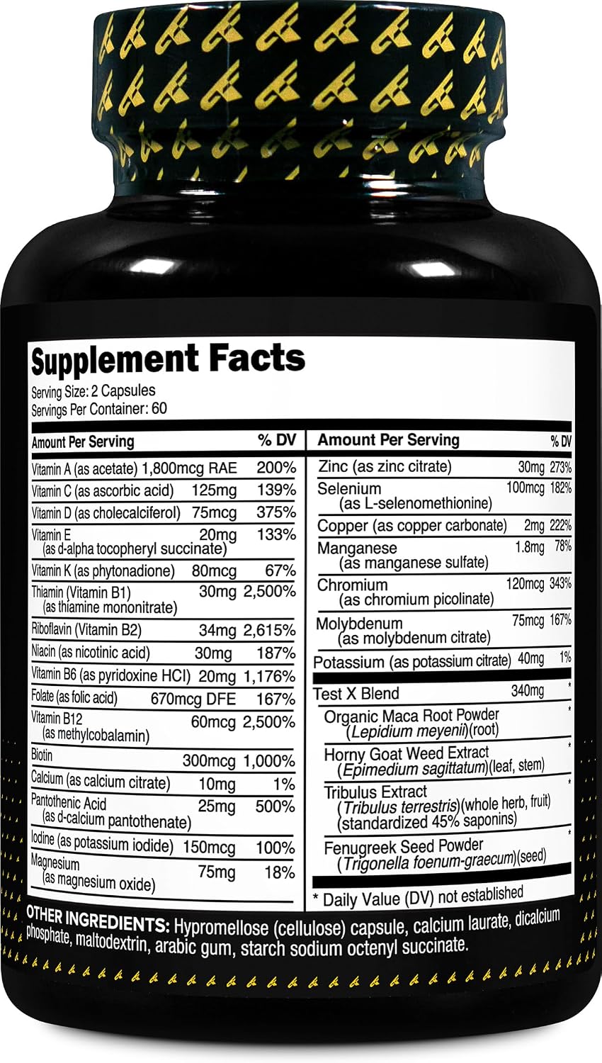 Primaforce Multivitamin for Men Capsules [120 caps] - Nutritional Supplement to Promote Good Health
