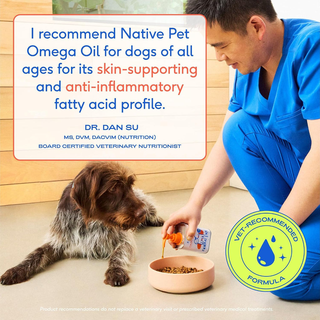 Native Pet Aceite de Salmón Salvaje de Alaska Omega 3 para Perros y Gatos – 236ml