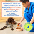 Native Pet Aceite de Salmón Salvaje de Alaska Omega 3 para Perros y Gatos – 236ml