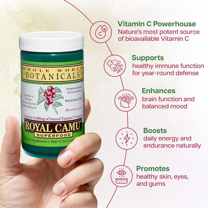Royal Camu Camu en Polvo – Fuente Natural de Vitamina C – 100g – Image 4