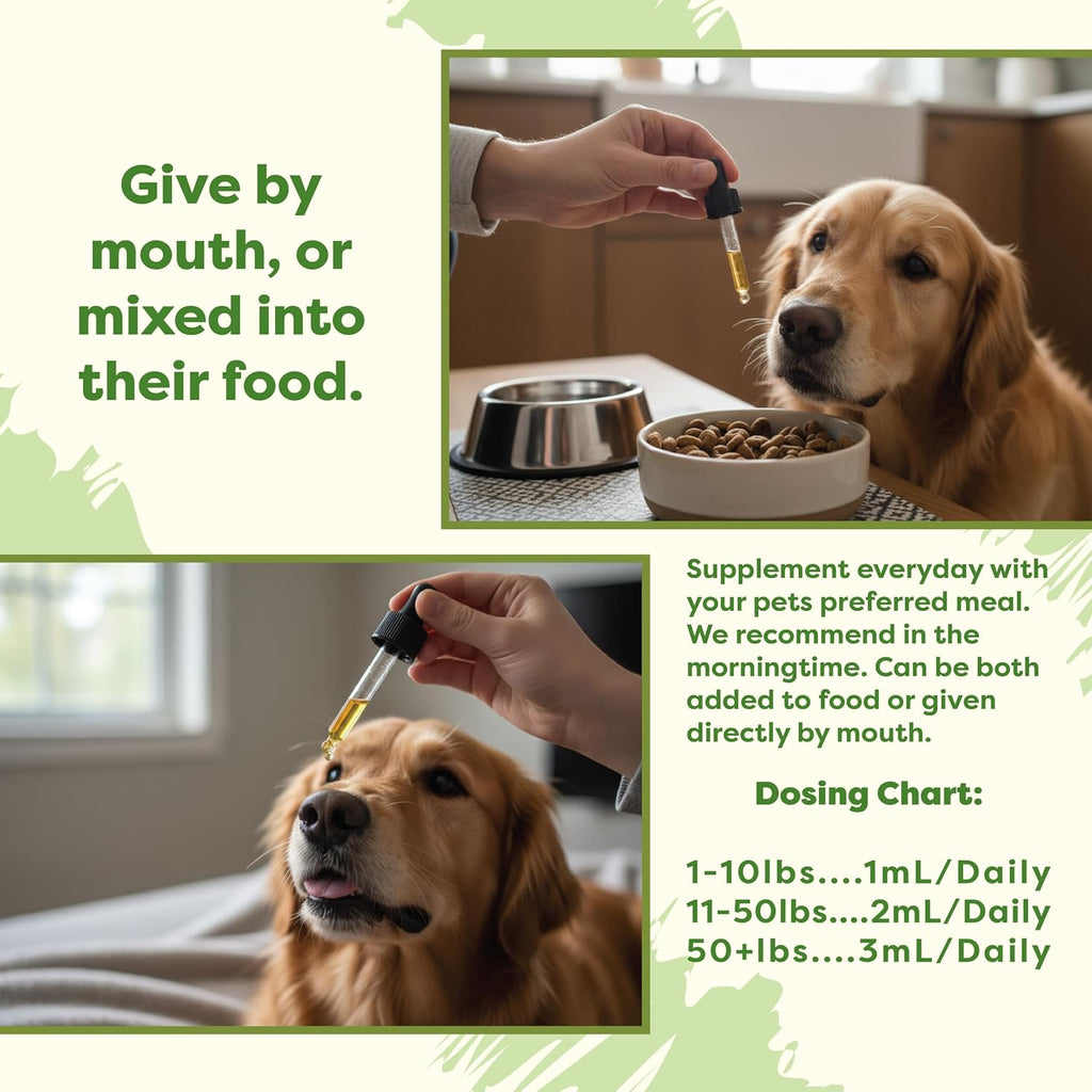 RestoraPet Liquid Multivitamin for Dogs & Cats Bacon Flavor | Joint & Cellular Support | Plant-Based, Non-GMO, Veterinarian-Approved Ingredients