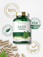 Carlyle Salvia 180 Cápsulas - Complemento Alimenticio de Alta Potencia