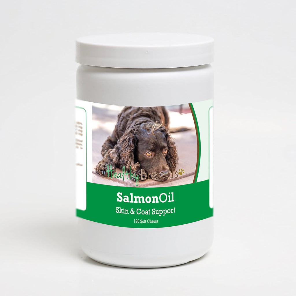 Healthy Breeds American Water Spaniel Galletas Blandas de Aceite de Salmón, 120 unidades