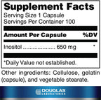 Douglas Laboratories Inositol (650 mg) – 100 Cápsulas