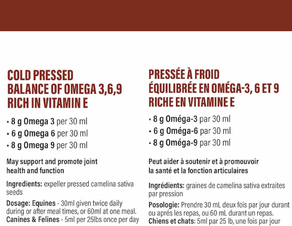 Canpressco Aceite de Camelina 4L con Bomba Dosificadora – Para Equinos, Caninos y Felinos