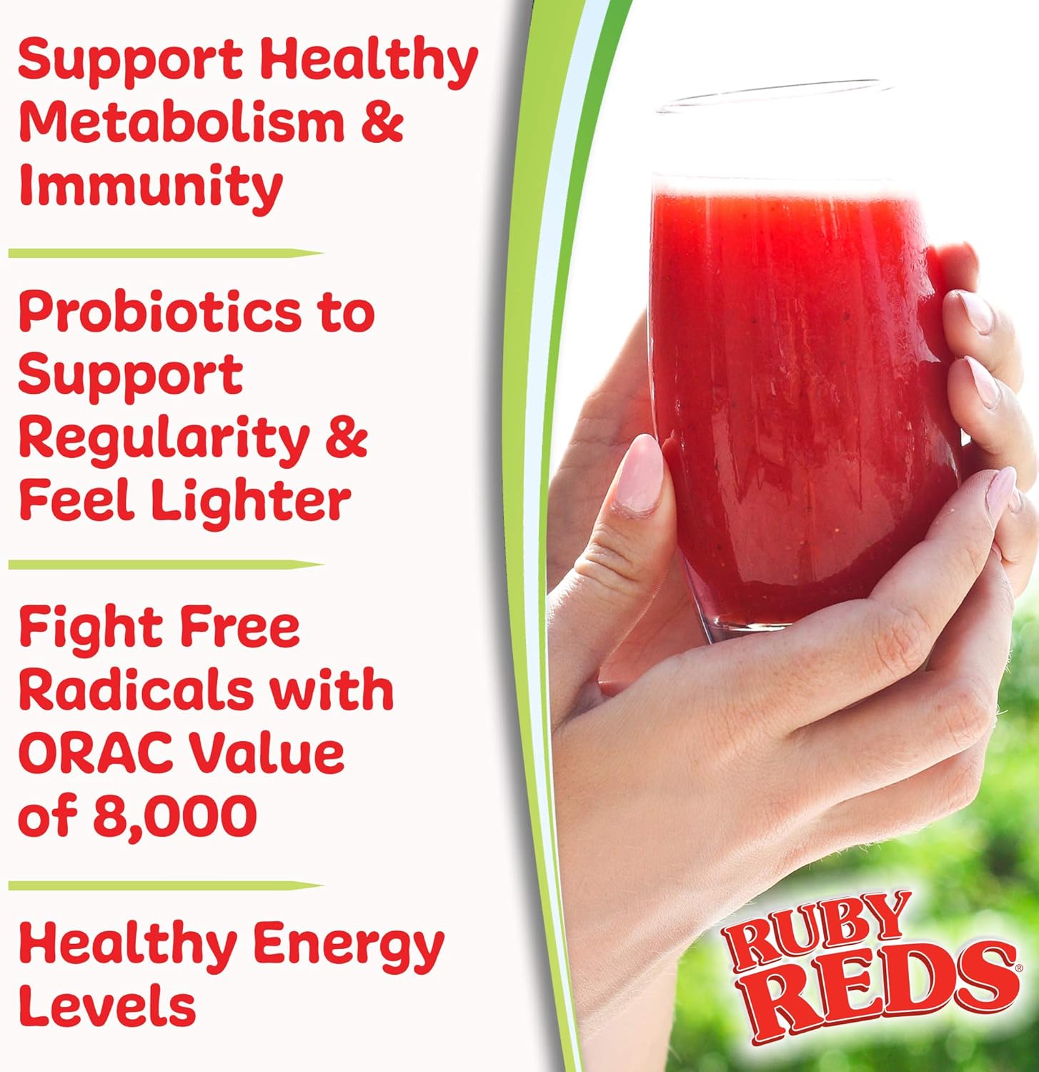 New Vitality Ruby Reds: Suplemento en polvo de frutas y verduras rojas, 311 g (30 raciones)