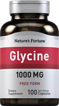 Piping Rock Glicina Cápsulas 1000mg | 100 Cápsulas | Libre de OGM, Sin Gluten