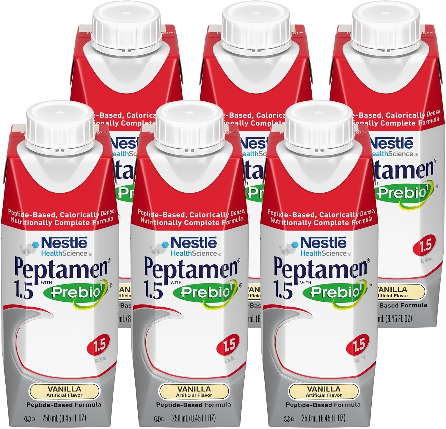 Nestle Peptamen Suplemento Oral Vainilla 250 ml (Pack de 24)