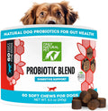 Only Natural Pet Probiótico para Perros y Gatos - Complemento Digestivo con Enzimas, 60 Masticables Blandos