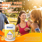 Biobor Gominolas de Vitamina D3 K2 con Calcio, 2000 UI D3, 200 mcg K2 (MK-7), 200 mg Calcio, Sin Azúcar, Melocotón Amarillo, 60 unidades