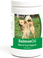 Healthy Breeds Chinook Aceite de Salmón Masticables Blandos para Perros 90 Unidades