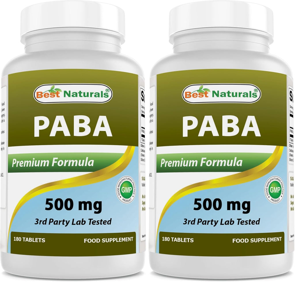 Best Naturals PABA 500 mg 180 Tabletas