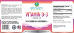 Best Earth Naturals Vitamina D3 5000 UI
