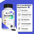 MyBari Multivitamínico Bariátrico Completo con Hierro - 60 Cápsulas Líquidas