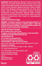 Flintstones Multivitamínico Masticable para Niños con Vitamina C, D, B12 y Hierro, 90 Comprimidos