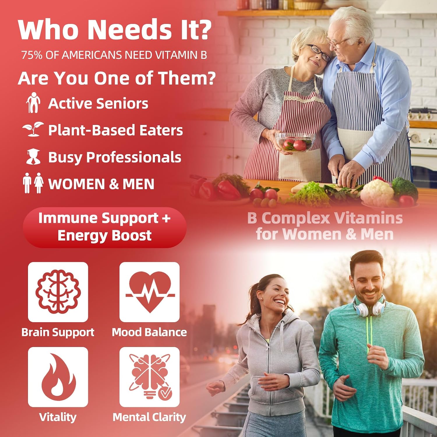 GREENPEOPLE Complejo B Metilado | Metilcobalamina + L-Metilfolato | Apoyo al Metabolismo Energético, Inmunidad y Cognición | 6 Vitaminas B con Magnesio, Ashwagandha y L-Teanina para Mujeres | Vegano, 60 ml