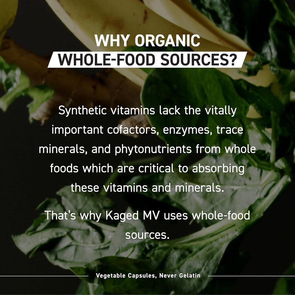 Kaged Multivitamin – Complejo Multivitamínico Vegano con Frutas y Verduras Ecológicas