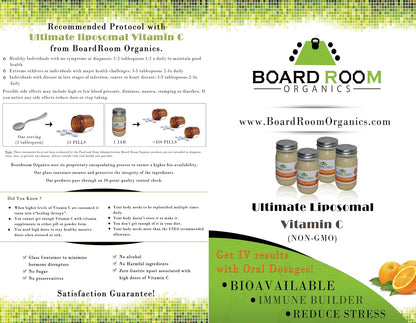 Board Room Organics Vitamina C Liposomal 3000 mg por ración – 473 ml (16 oz) – Image 4