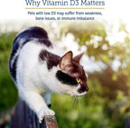 Rx Vitamins Rx D3 - Gotas de vitamina D3 para perros y gatos en aceite MCT (59ml)