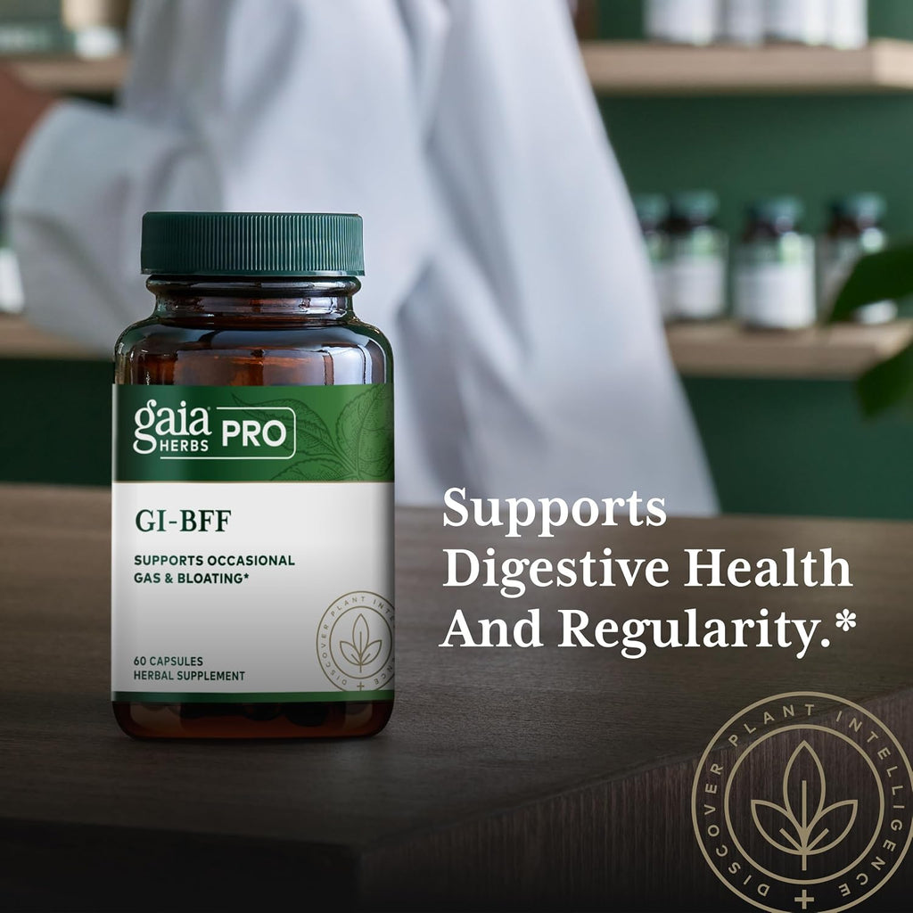GAIA HERBS PRO GI-BFF – Suplemento para la Salud Digestiva con Benegut – 60 Cápsulas