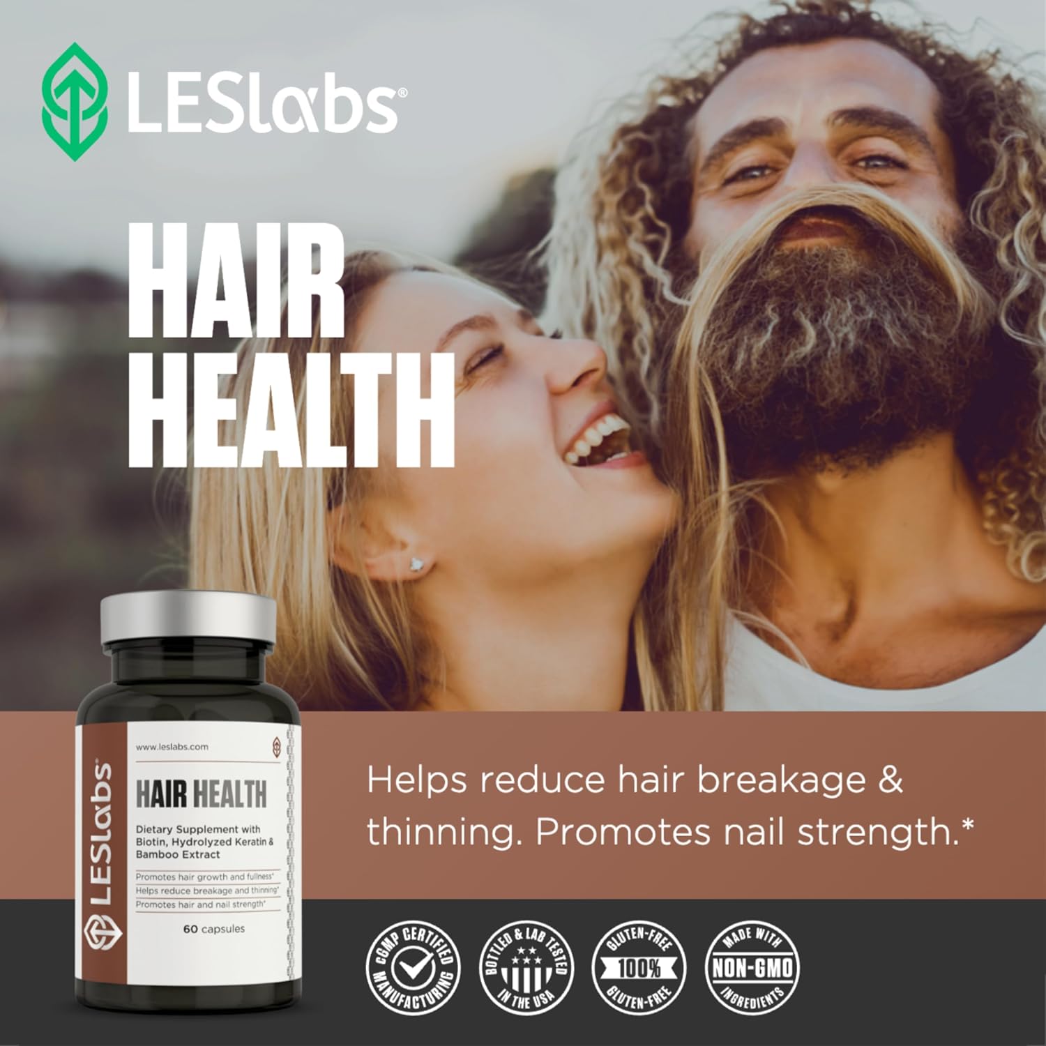 LES Labs Hair Health – 60 Cápsulas