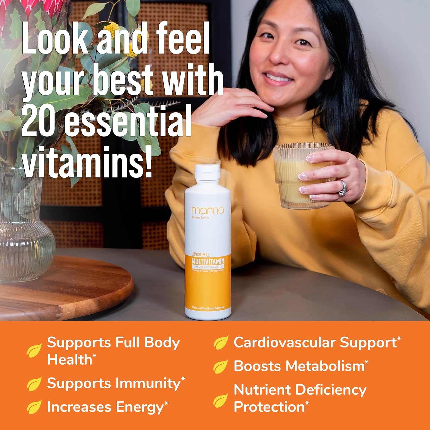 Manna Vitamins Evolved Multivitamínico Liposomal