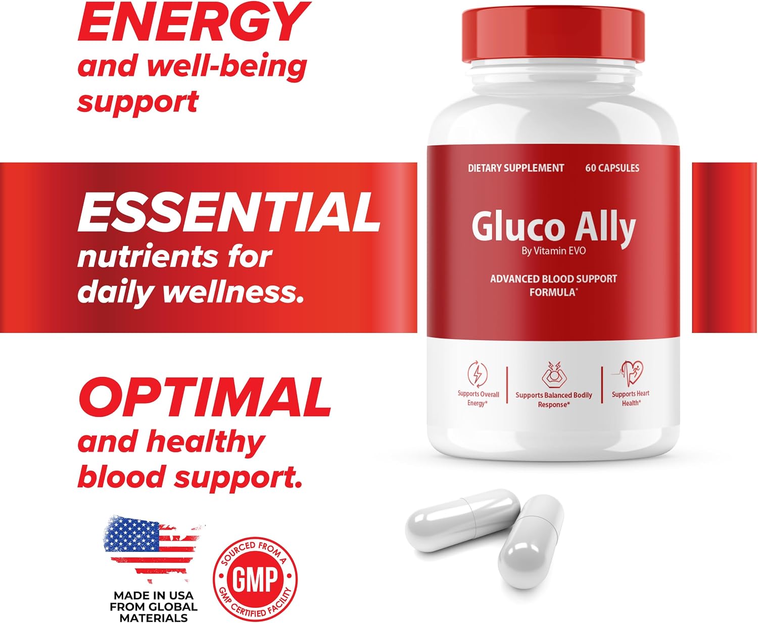 Gluco Ally Cápsulas (2 Envases) - Complemento Alimenticio