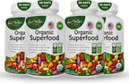 AAMATEC LIFE Superalimentos Orgánicos Verduras y Frutas - 120 Comprimidos (Paquete de 2)
