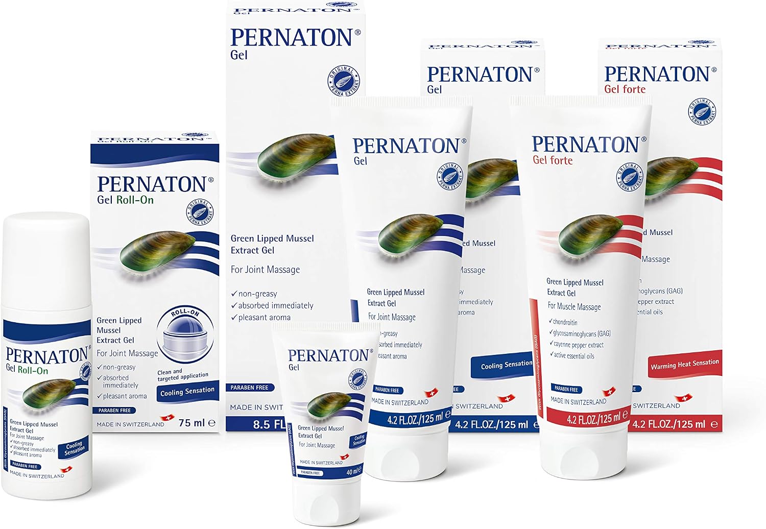 Pernaton Gel de Masaje con Mejillón de Labios Verdes - 1000 ml
