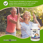 Vitamina D3 5000 IU - 120 Cápsulas Blandas - BIOACTIVE NUTRIENTS