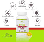 Health As It Ought To Be Berberina Pura 450mg - Suplemento Fresco sin Aditivos - 120 Cápsulas