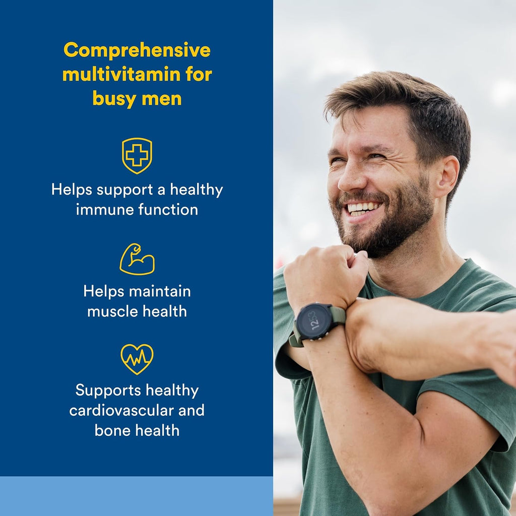 Natural Factors Multivitamínico para Hombres con Minerales, 60 Comprimidos