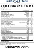 Fairhaven Health FertilAid for Men, MotilityBoost, and CountBoost Combo
