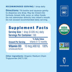 Mommy's Bliss Gotas Orgánicas de Vitamina D para Bebés, 400 UI, 90 gotas
