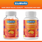 Doctors Finest Gomitas de Vitamina C para Niños – Veganas, Sin OGM y Sin Gluten – Sabor Naranja – 90 Gomitas (45 Dosis)